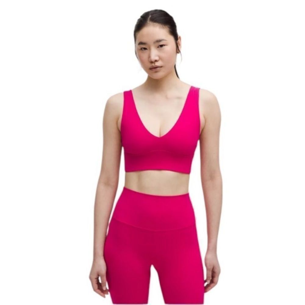LULULEMON Align V- Neck Bra in Pink